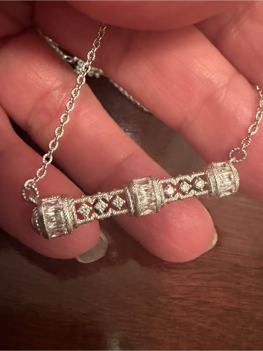 judith ripka sterling silver necklace